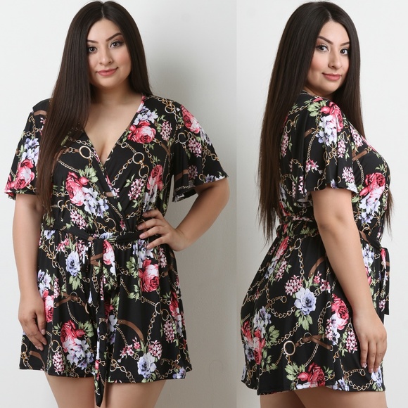 Pants - 1X-2X NEW PLUS SIZE ROMPER